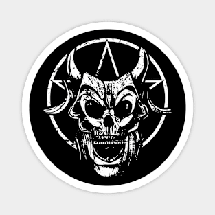 The Demon's Skull Magnet